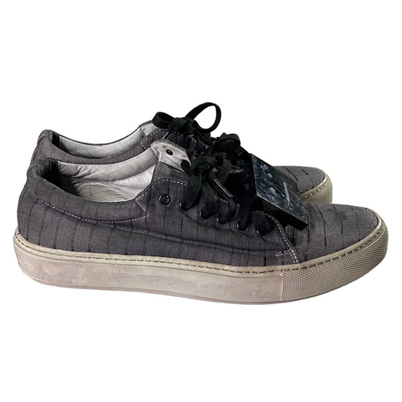 Acne Studios Adriana Striped Canvas Low Sneakers Women's Size 8.5 - Picture 2 of 8